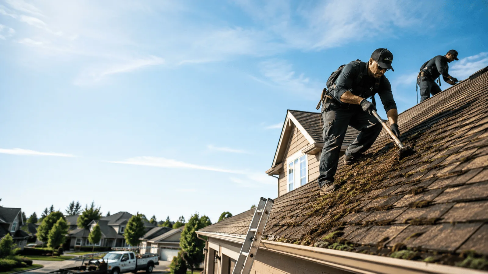 Roof Moss Removal in Bokoshe, OK near me